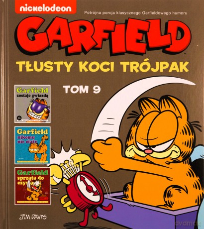 Garfield (Tom 9) Tłusty koci trójpak - Jim Davis [KOMIKS]