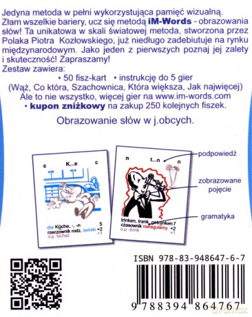 iM-Words Mini-fiszki - Niemiecki 50 [KSIĄŻKA]