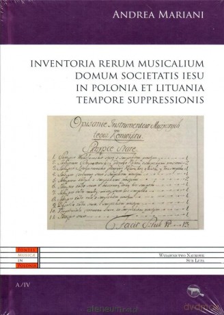 Inventoria Rerum Musicalium Domum Societatis [KSIĄŻKA]