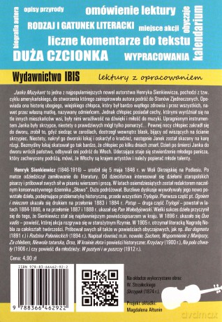 Janko Muzykant z opracowaniem - Henryk Sienkiewicz [KSIĄŻKA]