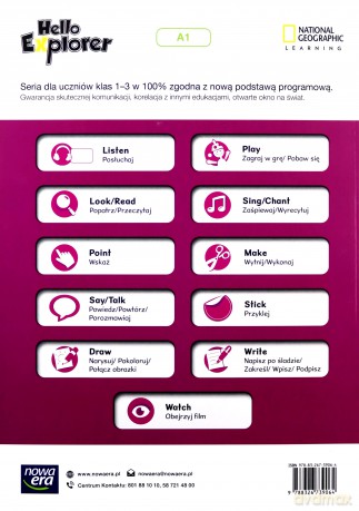 Język angielski Szkoła podstawowa 1 Hello Explorer Podręcznik - Jennifer Heath, Rebecca Adlard, Dorota Sikora-Banasik, Marta Mrozik [KSIĄŻKA]