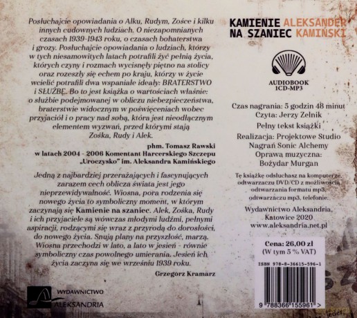Kamienie na szaniec - Aleksander Kamiński [AUDIOBOOK]