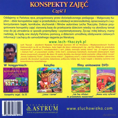 Konspekty zajęć dla przedszkoli i szkół cz.1 - Małgorzata Kapłon [KSIĄŻKA]