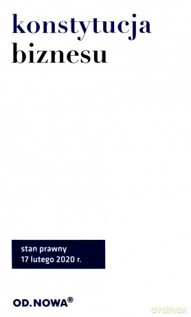 Konstytucja biznesu [KSIĄŻKA]