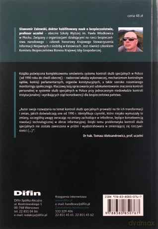 Kontrola służb specjalnych w Polsce - Sławomir Zalewski [KSIĄŻKA]