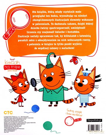 Kotociaki na tropie. Kot-o-ciaki. Szukaj i znajdź - Elżbieta Kownacka [KSIĄŻKA]