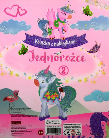 Książka z naklejkami. Jednorożce 2 [KSIĄŻKA]
