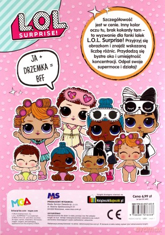L.O.L. Surprise! Znajdź różnicę. Wejdź w szczegóły [KSIĄŻKA]
