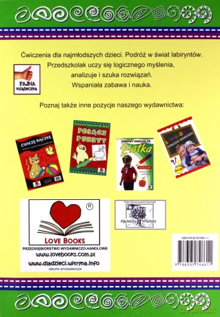Labirynty przedszkolaka - Agnieszka Wileńska [KSIĄŻKA]