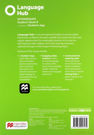 Language Hub Split ed. Intermediate B1+ podręcznik B + App - Jeremy Day, Gareth Rees [KSIĄŻKA]
