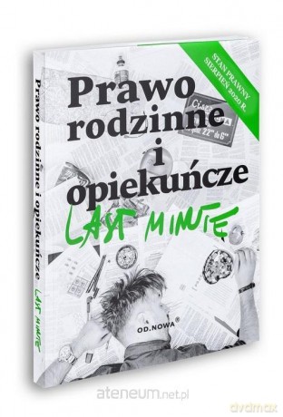 Last Minute. Prawo rodzinne i opiekuńcze 2020 - Anna Gólska [KSIĄŻKA]