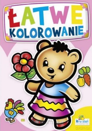 Łatwe kolorowanie. Miś [KSIĄŻKA]