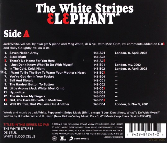 The White Stripes: Elephant [CD]