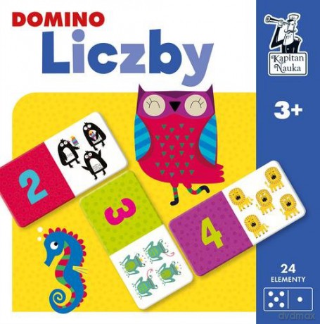 Domino Liczby Kapitan Nauka [GRA PLANSZOWA]