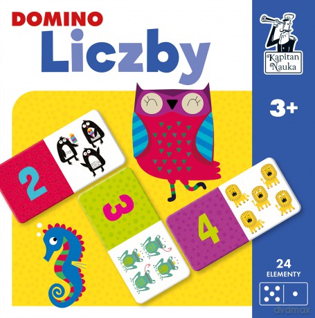 Domino Liczby Kapitan Nauka [GRA PLANSZOWA]