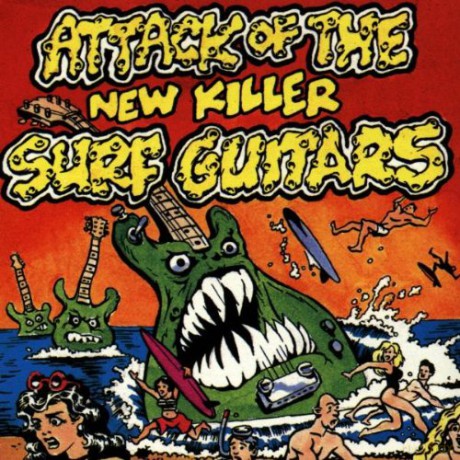 Różni Wykonawcy: Attack of the New Killer Surf Guittars [CD]