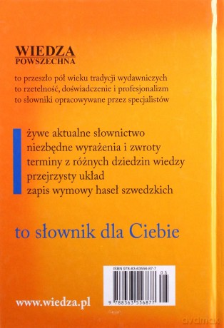 Powszechny słownik szwedzko-polski polsko-szwedzki - Paul Leonard [KSIĄŻKA]