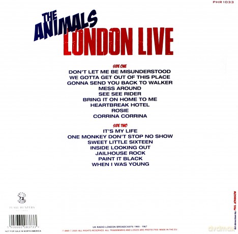 The Animals: London Live [Winyl]