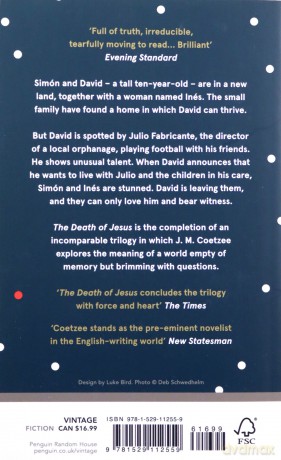 The Death of Jesus - J.M. Coetzee [KSIĄŻKA]