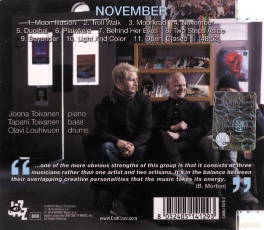 Joona Toivanen Trio: November [CD]