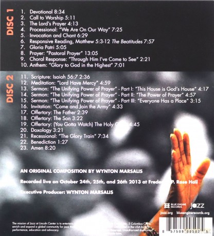 Jazz at Lincoln Center Orchestra with Wynton Marsalis: The Abyssinian Mass (digipack) [3CD]