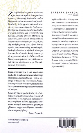 ...jeżeli myślicie o mnie, to bez smutku... - Barbara Skarga [KSIĄŻKA]