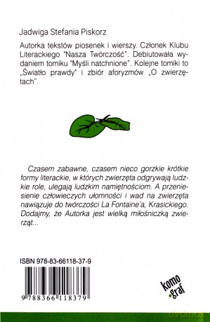 Aforyzmy i fraszki o zwierzętach - Jadwiga Piskorz [KSIĄŻKA]