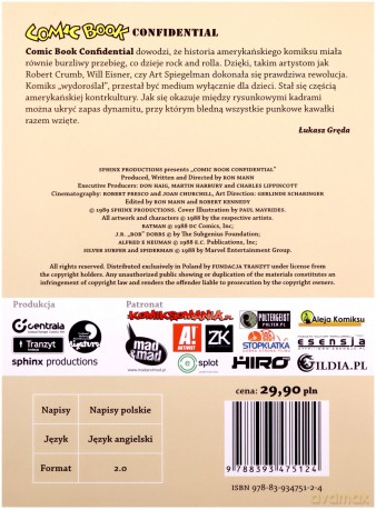 Comic Book Confidential [DVD]
