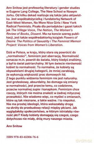 Feminizm niepewności. Dziennik rodzaju - Ann Snitow [KSIĄŻKA]