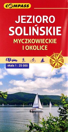 Jezioro Solińskie, Myczkowieckie i okolice mapa turystyczna 1: 25 000 [KSIĄŻKA]