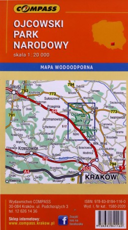 Ojcowski Park Narodowy mapa kieszonkowa [KSIĄŻKA]