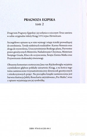 Pragnoza egipska i jej wołanie w wiecznym. Część 2 - Jan Van Rijckenborgh [KSIĄŻKA]