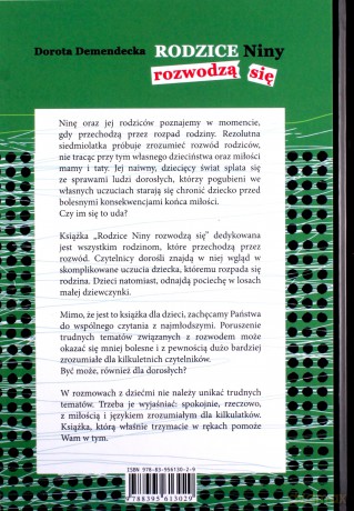 Rodzice Niny rozwodzą się - Dorota Demendecka [KSIĄŻKA]