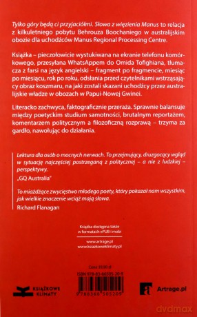 Tylko góry będą ci przyjaciółmi - Behrouz Boochani [KSIĄŻKA]