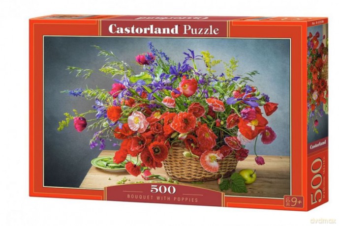 CASTORLAND 500 el. Bouquet with Poppies [PUZZLE]