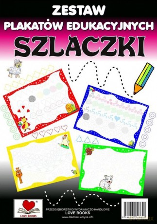 Zestaw plakatów edukacyjnych. Szlaczki - Agnieszka Wileńska [KSIĄŻKA]