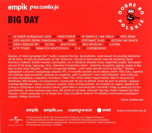 Big Day: Dobre bo polskie [CD]