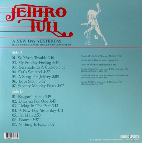 Jethro Tull: A New Day Yesterday: Rare And Unreleased Tracks & Radio Sessions [Winyl]