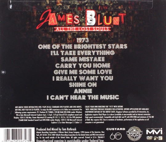 James Blunt: All The Lost Souls [CD]+[DVD]