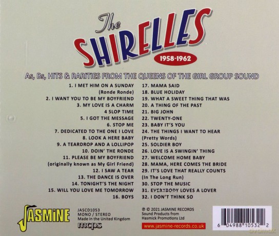 The Shirelles: As. Bs. Hits And Rarities From The Queens Of The Girl Group [CD]