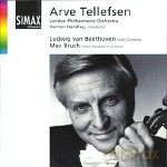 Arve Tellefsen: Ludwig Van Beethoven, Max Bruch: Violin Concertos [CD]