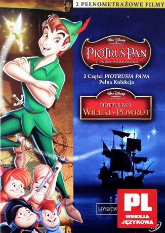 Piotruś Pan / Piotruś Pan: Wielki Powrót wydanie specjalne (Disney) [BOX] [3DVD]