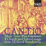 Cantio: Music from Piae Cantiones (1582) - Church and School songs from Medieval Scandinavia [CD]