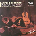 Erik Stenstadvold, Martin Haug: Antoine De Lhoyer: Music for 2 guitars, vol. 1 [CD]