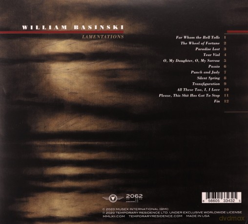 William Basinski: Lamentations [CD]