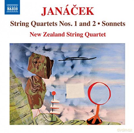 New Zealand String Quartet: Leos Janacek: String Quartet No. 1 Kreutzer Sonata. String Quartet No. 2 Intimate Letters. Sonnets Nos. 1 And 2 (Arr. Rolf Gjelsten) [CD]