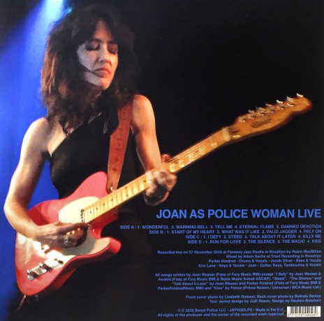 Joan As Police Woman: Live [2xWinyl]