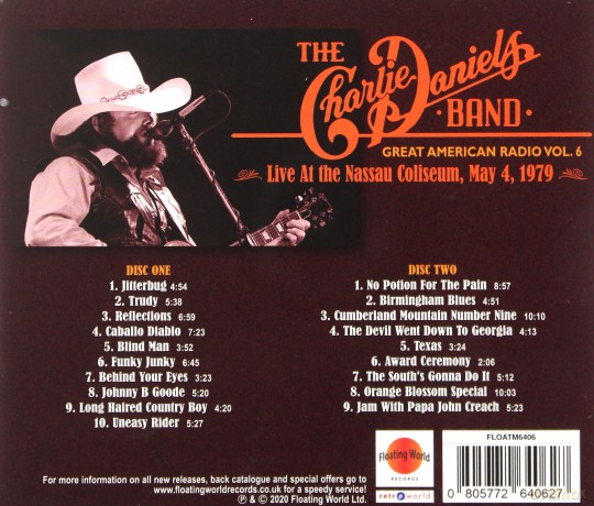 Charlie Daniels Band: Live At The Nassau [2CD]