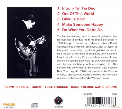 Kenny Burrell Trio: Newport Jazz Festival 1976 [CD]