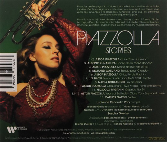 Lucienne Renaudin-Vary: Piazzolla Stories [CD]